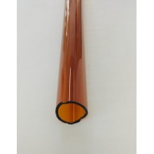 Borosilicate Tube Dark Amber 22x1,8mm