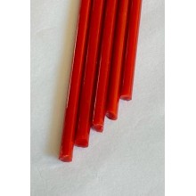 Borosilicate Opaque Red(3) 7mm Rod