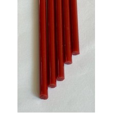 Borosilicate Opaque Red(7) 7mm Rod