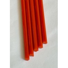 Borosilicate Opaque Orange(5) 7mm Rod