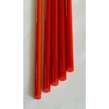 Borosilicate Opaque Orange(6) 7mm Rod