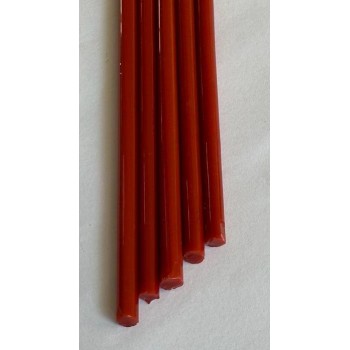 Borosilicate Opaque Orange(7 (2color)) 7mm Rod