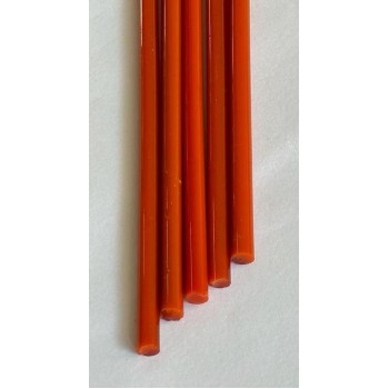 Borosilicate Opaque Red(3 (2 color)) 7mm Rod