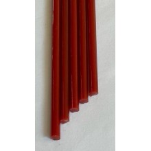 Borosilicate Opaque Red(6 (2 color)) 7mm Rod