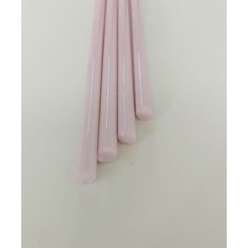 Borosilicate Milky Pink Rod 7mm