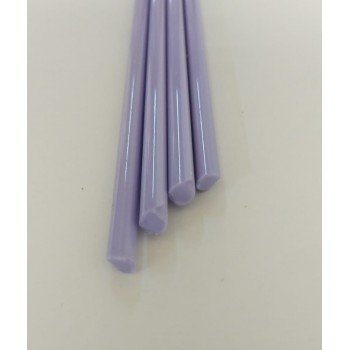 Borosilicate Milky Violet Rod 6mm
