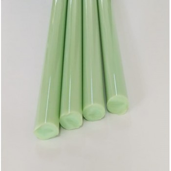 Borosilikat Milky TY-Green Glasstab 18mm
