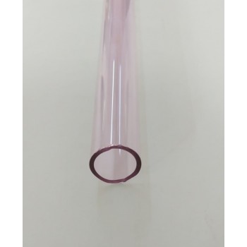Borosilicate Tube Pink 22x2mm