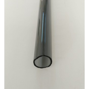 Borosilicate Tube Transparent Black 22x1,8mm