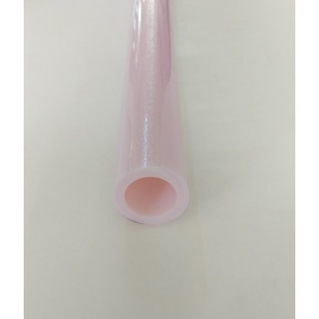 Borosilicate Tube Milky Pink 25x4mm
