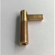 Brass Swivel for Glass Blowing (Angled)