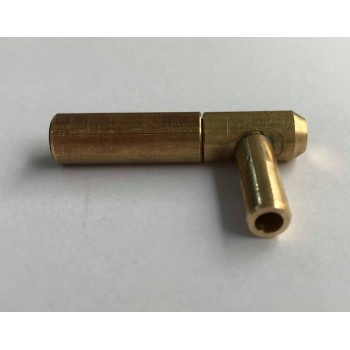 Brass Swivel for Glass Blowing (Angled)