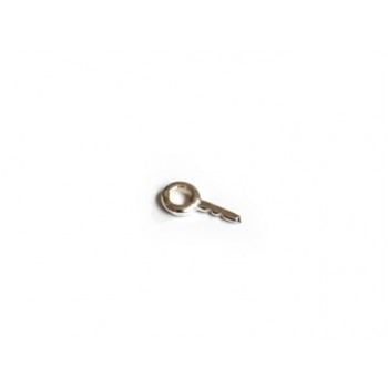 Маленькое серебряное кольцо с плоской ручкой (6мм) (SV990)