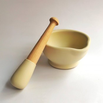 Cole-Parmer® Essentials Mortar and Pestle Set, Porcelain from Cole-Parmer