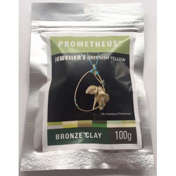 Prometheus® Joyeros Amarillo Verdoso Arcilla de Bronce 100 g