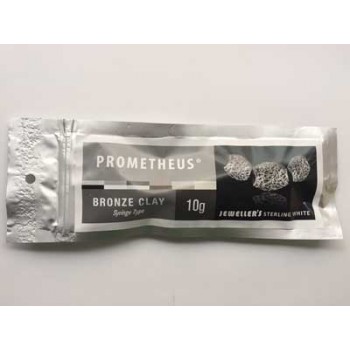Prometheus® Jeweller's Sterling White Bronze Clay Syringe Type 10gr.(w/3tips)