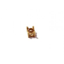 Bronze bezel (4mm) for round cut